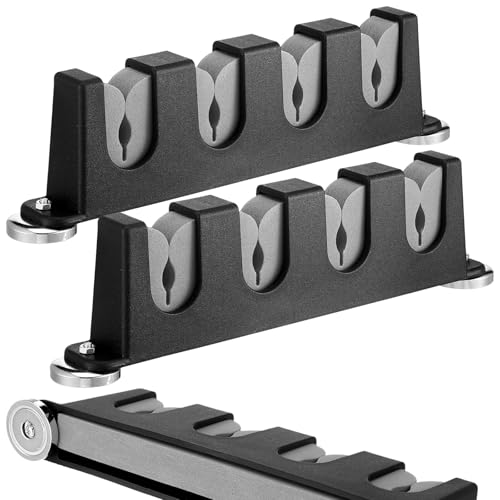 2 Pcs Magnetic Fishing Rod Holder for Car Fishing Pole Rack Vertical Rod Storage Holders for Truck Bed Boat Wall Garage Door (Gray / 4 Rods)