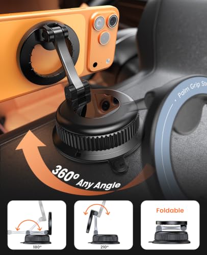 Magnetic Car Phone Holder (Blue)