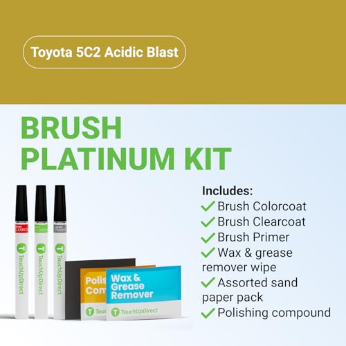 Car Paint Touch Up Brush Kit (Brush - Platinum Kit / Acidic Blast)