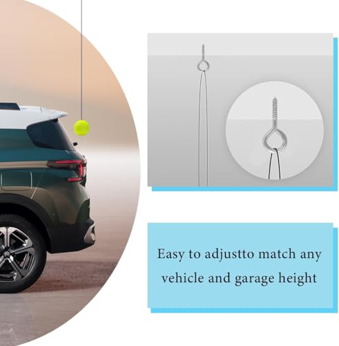 2PC Garage Parking Assistance Tennis Balls (Basketball)