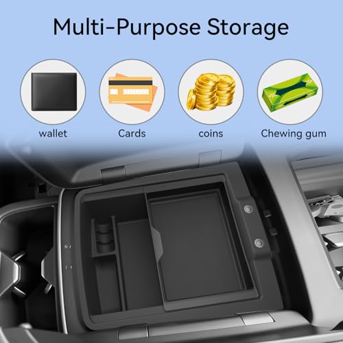 2PCS Center Console Organizer for Kia Telluride 2027 Premium Trims (Armrest Storage Box (Premium Trims))