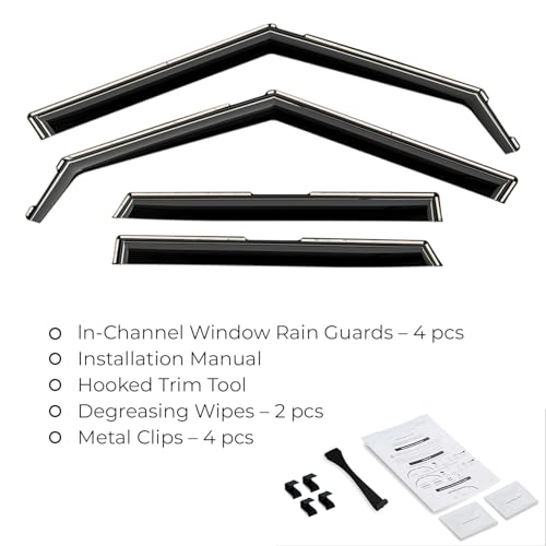 Window Deflectors Smoke Tinted in (For Soul 20-25)