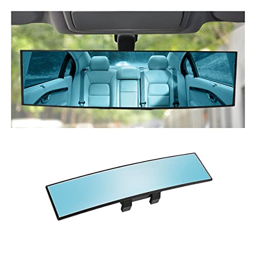 12 Inch Panoramic Car Rearview Mirror (Blue)