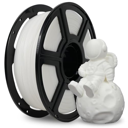 PLA Filament 1.75mm + (Matte White)