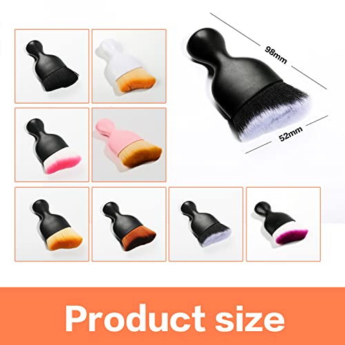 Car Interior Detailing Brush (Black&pink With Cap)