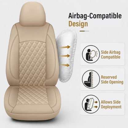 Car Seat Cover (N3 Beige / Full Set)