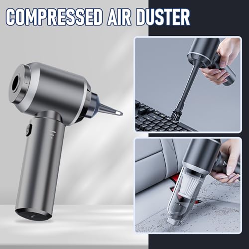Car Vacuum Cordless Mini Handhled 4 (Silver)