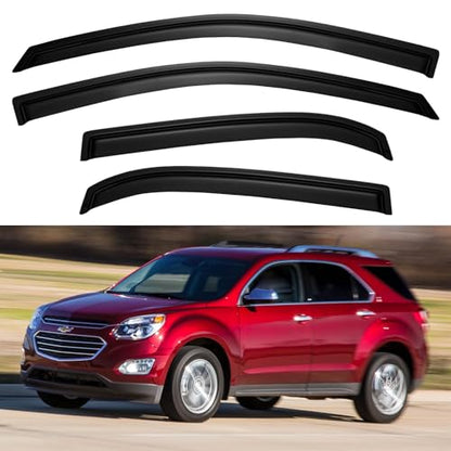 Window Visors Rain Guards for 2010 (2010-2017 Chevy Equinox)
