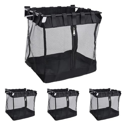 4Pcs Mesh Slatwall Baskets with Zipper (B)
