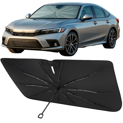 Custom Fit Windshield Sun Shade Umbrella for 2022 (Honda Civic 2022-2025 2026)