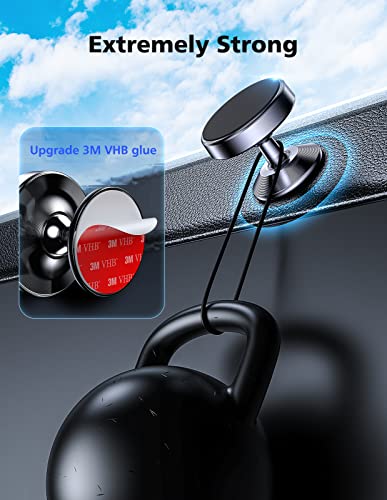 2 Pack Magnetic Phone Holder for Car (Black)