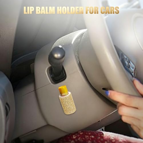 Upright Car Chapstick Holder (Yellow)