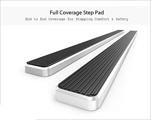 Running Boards 6 inches Compatible with Ford F150 2015 (Silver / 6 Inches)
