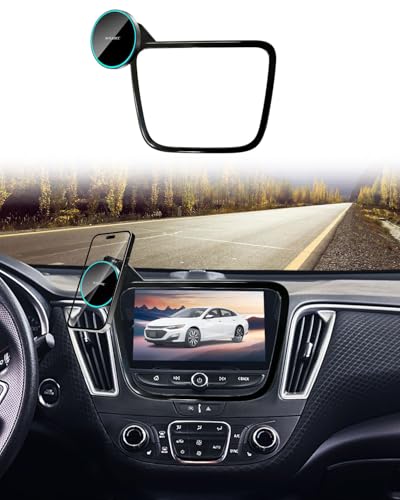 Magnetic Charger Phone Holder for Chevy Malibu 2016 (Magnetic Wireless Charger / Malibu 2016-2025 (8 inch screen))