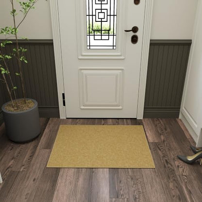 2x3 Entryway Rug (Solid Beige)