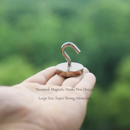 Magnetic Hooks Steel Tube Design for Cruise (Silver / 130lb Magnetic Hooks)