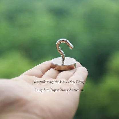Magnetic Hooks Steel Tube Design for Cruise (Silver / 130lb Magnetic Hooks)