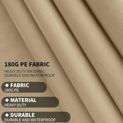 10'x20' Carport Canopy Replacement Cover Beige (Beige / 10'x20')