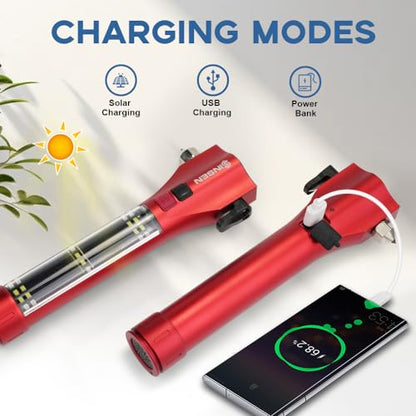 Emergency Flashlight for Car (Red / 7.8in)