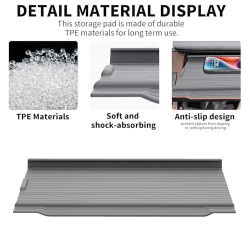 Silicone Center Console Armrest Cover for Toyota Sienna 2021 (Center Console Armrest Cover)