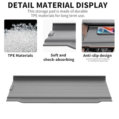 Silicone Center Console Armrest Cover for Toyota Sienna 2021 (Center Console Armrest Cover)