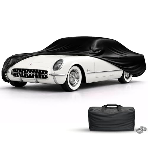 Corvette Car Cover for C1 (Black Satin (Indoor) / C1 (1953–1957))