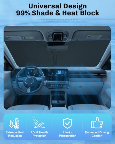 for 2024 2025 2026 Hyundai Kona [Gas] Windshield Sunshade for 2024 (2024 2025 2026 Kona)
