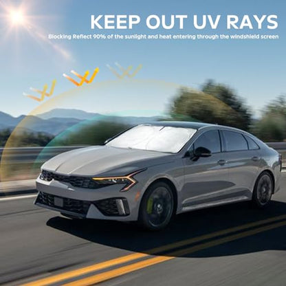 Windshield Sun Shade for 2021 (for Kia K5 2021-2026)