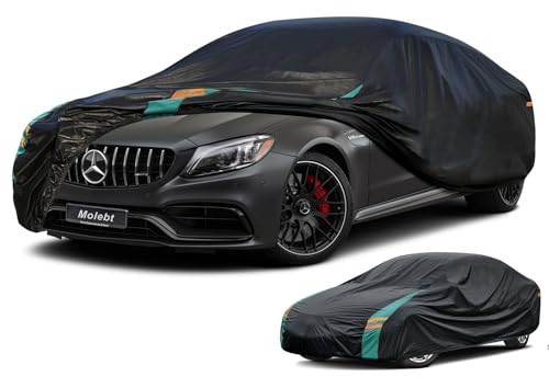 Coupe Car Cover Custom Fit for Mercedes C Class C220 C250 C300 (One-green / 6 Custom Fit Mercedes C Class)