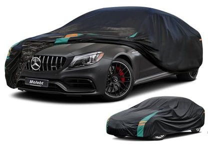 Coupe Car Cover Custom Fit for Mercedes C Class C220 C250 C300 (One-green / 6 Custom Fit Mercedes C Class)