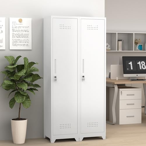 Broom Storage Cabinet (Grey / 65"H Slim Broom Cabinet)