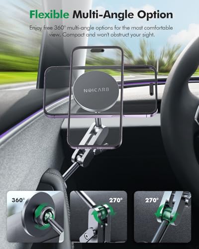Mag Safe Phone Mount for Tesla Model 3 2024 2025 (2025-2024 Model 3 Highland, Driver's Side)