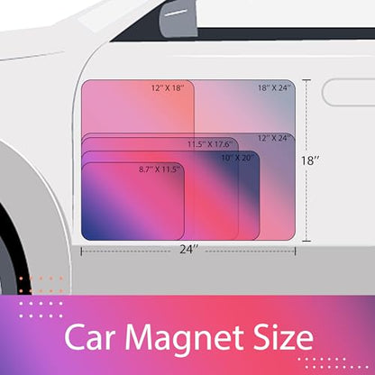 Custom Car Magnet for Business 2 Pack (Multiple / 18"x36")