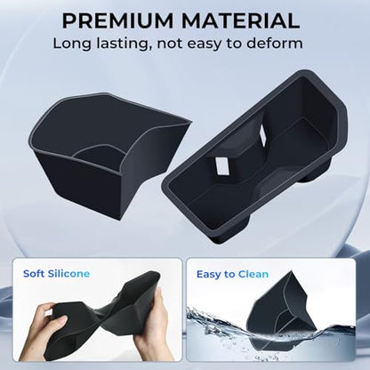 2 Pack Center Console Cup Holder Inserts for Toyota Grand Highlander 2026 2025 2024 (Cup Holder for 2024-2026 Grand Highlander)