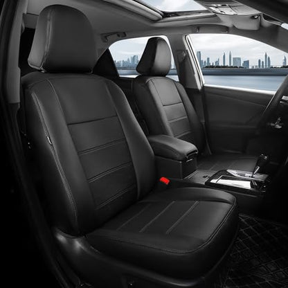 Custom Seat Covers for Toyota Camry 2012 (Black / 2012-2017 Camry L LE XLE)