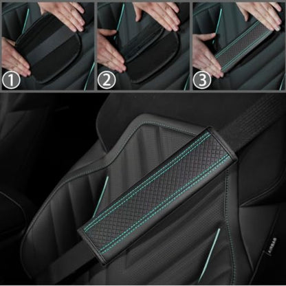 6 PCS Car Steering Wheel Cover Set (Steering Wheel Cover Set / Mint Line)