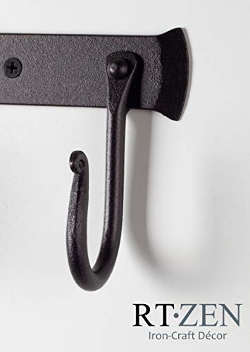 Classic Farmhouse Wall Mount Multi (J-Hook Rack of 5)