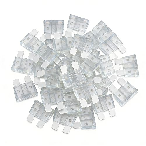 80Pcs) 25Amp Standard Fuse, 25A Car Blade Fuses for Car/RV/Truck/SUV/Motorcycle/Boat (25A)