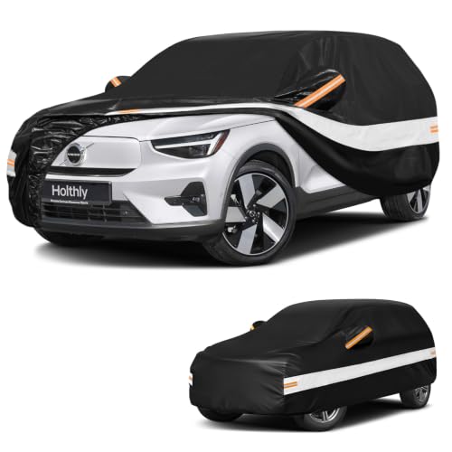10 Layers SUV Car Cover Custom Fit for Volvo XC40 (Black Gray / Custom Fit for Volvo XC40)