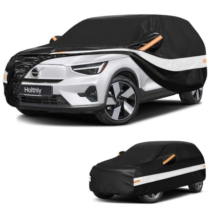 10 Layers SUV Car Cover Custom Fit for Volvo XC40 (Black Gray / Custom Fit for Volvo XC40)
