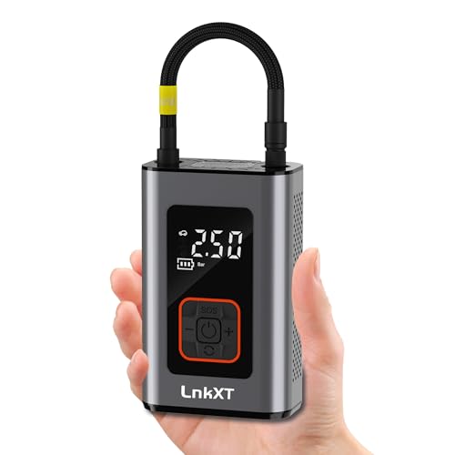 Tire Inflator Portable Air Compressor (Gray)