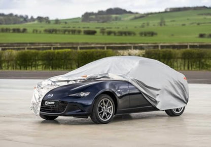 6 Layers Waterproof Car Cover for Mazda Miata MX (LM-Silver / 62. Custom Fit Mazda MX-5)
