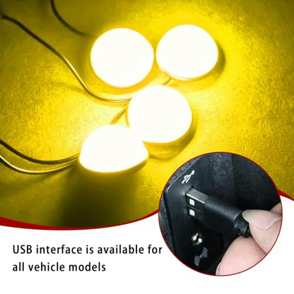 Car Interior LED Lights (Yellow)