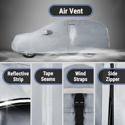 SUV Car Cover Waterproof All Weather for 2016 (73. Envision 2016-2026 / Sky Gray)