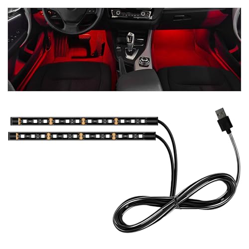 Car LED Strip Light (Red / USB Port)