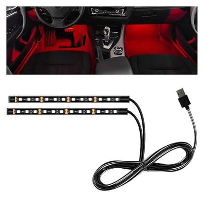Car LED Strip Light (Red / USB Port)