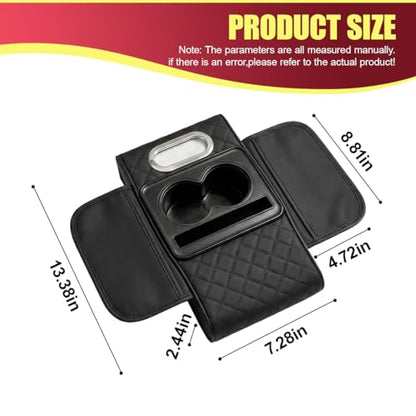 Car Center Console Cover (Black)