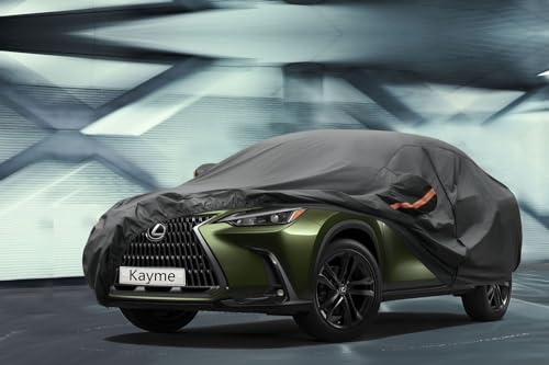 7 Layers Waterproof SUV Car Cover for Lexus NX 300 350 2015 (PE-Black / Custom Fit Lexus NX)