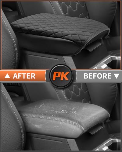 Custom for 2026 2025 Toyota 4Runner Center Console Cover Armrest Cover for 4Runner Accessories 2025 Truck Arm Rest Cushion Pad PU Leather Middle Console Cover Armrest Seat Box Protector (For Toyota 4Runner 2025-2026)