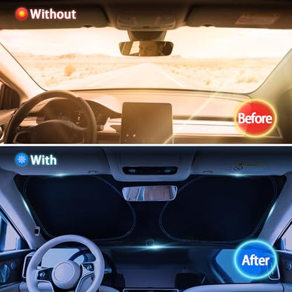 Windshield Sun Shade for Toyota Highlander 2020 (For Toyota Highlander 2020-2026)